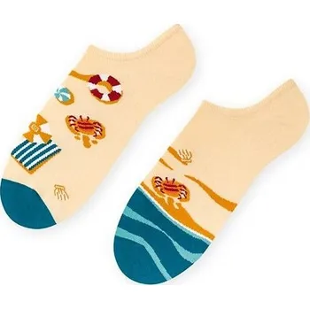 Pánské ponožky Asymetrické pánské ponožky ťapky More 009 světle zelená 43-46