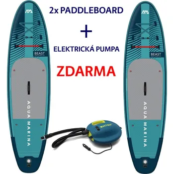 Paddleboard 2x Paddleboard AQUA MARINA Beast 10'6'' 2XSUP+12V PUMP SET