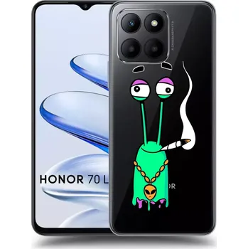 Pouzdro na mobilní telefon Picasee silikonový průhledný obal pro Honor 70 Lite - Earth - Sám doma