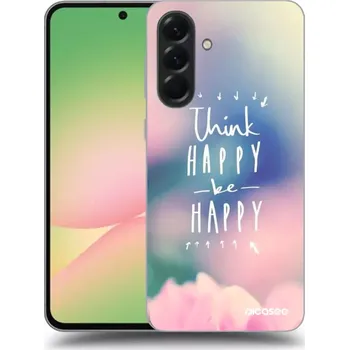 Pouzdro na mobilní telefon Picasee silikonový černý obal pro Samsung Galaxy A56 5G A566B - Mysli pozitivně!