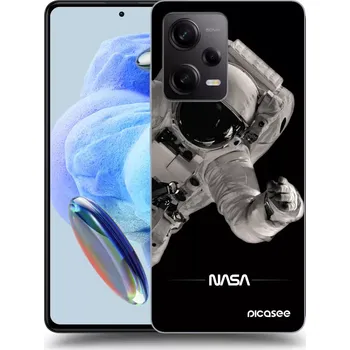 Pouzdro na mobilní telefon Picasee silikonový průhledný obal pro Xiaomi Redmi Note 12 5G - Astronaut Big