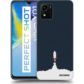 Pouzdro na mobilní telefon Picasee silikonový průhledný obal pro Vivo Y01 - Astronaut 2