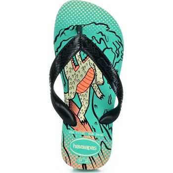 Dívčí bačkory Havaianas Top Fun virtual green dětské pantofle Velikost boty (EU): 28, Vnitřní délka boty: 180, Vnitřní šířka boty: 73