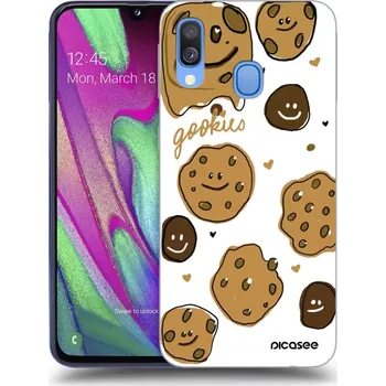 Pouzdro na mobilní telefon Picasee silikonový průhledný obal pro Samsung Galaxy A40 A405F - Gookies