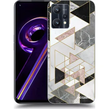 Pouzdro na mobilní telefon Picasee silikonový průhledný obal pro Realme 9 Pro 5G - Light geometry