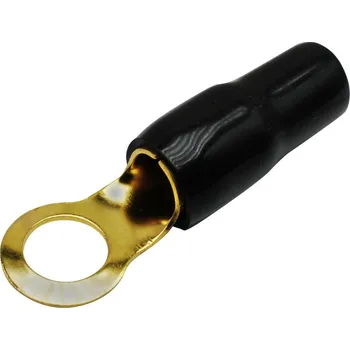 elektrický kabel Oko pro 20 mm² kabel / 10,5 mm otvor / 16,2 mm šířka - černé