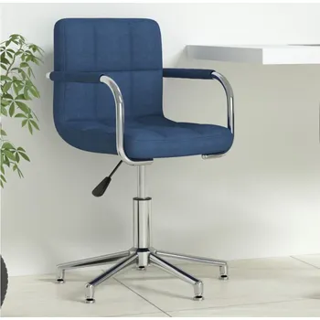 OMAXI Otočná kancelářská židle modrá textil 531136