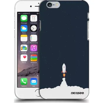 Pouzdro na mobilní telefon Picasee silikonový průhledný obal pro Apple iPhone 6/6S - Astronaut 2