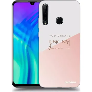 Pouzdro na mobilní telefon Picasee silikonový průhledný obal pro Honor 20 Lite - Vytvoř si svou vlastní příležitost