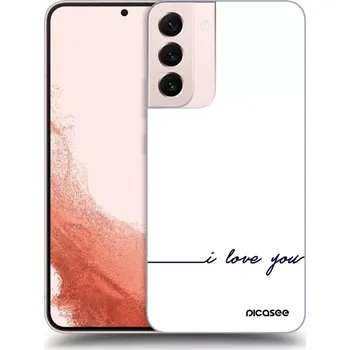 Pouzdro na mobilní telefon Picasee silikonový průhledný obal pro Samsung Galaxy S22+ 5G - Miluji tě
