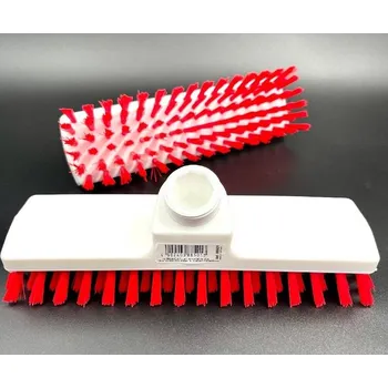 Kartáč 88501 na tyč, 22,5x6 cm, tvrdý, červený