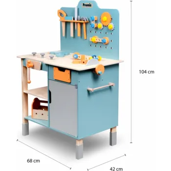 Dřevěná hračka PROMIS Dřevěná sada nářadí