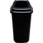 Plastový odpadkový koš SORT BIN s černým víkem - 28 l