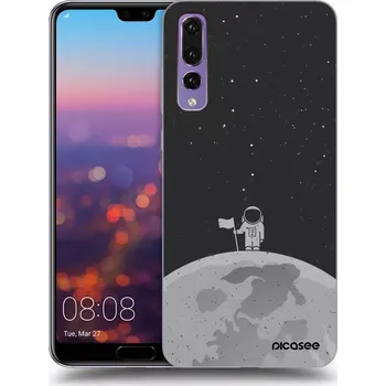 Pouzdro na mobilní telefon Picasee silikonový černý obal pro Huawei P20 Pro - Astronaut
