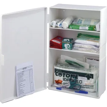 Lékárnička Plastová lékárnička malá s náplní KANCELÁŘ