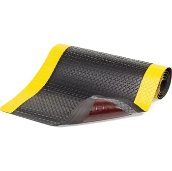 Rohožka Protiúnavová rohož Cushion Trax® 479, černo/žlutá, 122 cm x bm