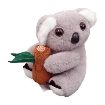 plyšák Brelok koala z gałęzią szary 12cm