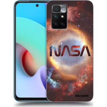 Pouzdro na mobilní telefon Picasee silikonový černý obal pro Xiaomi Redmi 10 (2022) - Nebula