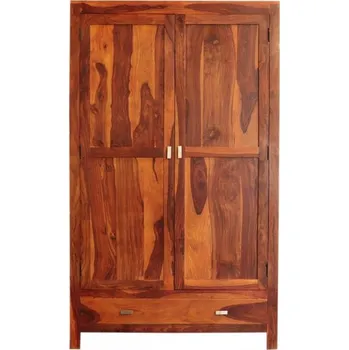 Šatní skříň Indický nábytek - Skříň Amba 120x200x60 z indického masivu palisandr Only stain