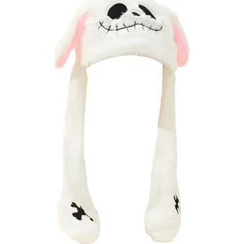 Čepice Disney Plyšová čepice s pohyblivýma ušima - Bílá příšerka