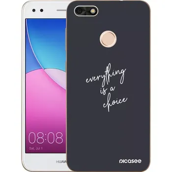 Pouzdro na mobilní telefon Picasee silikonový průhledný obal pro Huawei P9 Lite Mini - Vše je na tobě