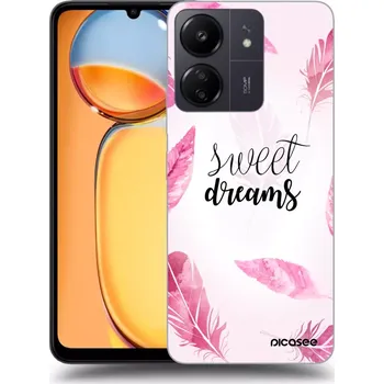 Pouzdro na mobilní telefon Picasee silikonový černý obal pro Xiaomi Redmi 13C 4G - Sladké sny