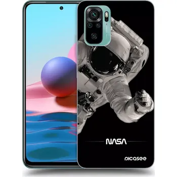 Pouzdro na mobilní telefon Picasee silikonový průhledný obal pro Xiaomi Redmi Note 10 - Astronaut Big