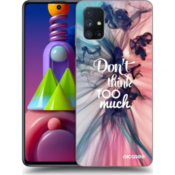 Pouzdro na mobilní telefon Picasee silikonový černý obal pro Samsung Galaxy M51 M515F - Nemysli tolik