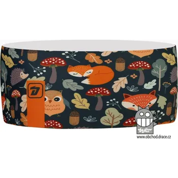 Čelenka Čelenka funkční Baldo - vzor 65 lišky a houby / modrá tmavá S