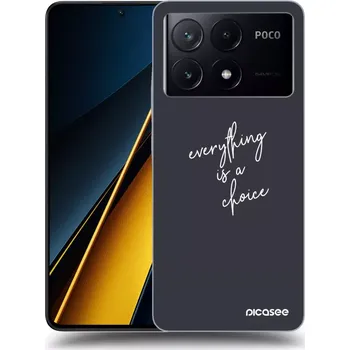 Pouzdro na mobilní telefon Picasee silikonový průhledný obal pro Xiaomi Poco X6 Pro - Vše je na tobě