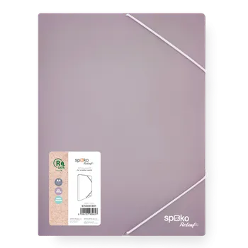 Mapa 253 PP ReLeaf box s gumou fialová