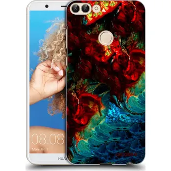 Pouzdro na mobilní telefon Picasee silikonový průhledný obal pro Huawei P Smart - Universe