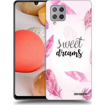 Pouzdro na mobilní telefon Picasee silikonový černý obal pro Samsung Galaxy A42 A426B - Sladké sny