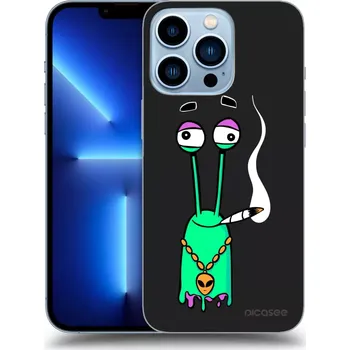 Pouzdro na mobilní telefon Picasee silikonový černý obal pro Apple iPhone 13 Pro - Earth - Sám doma