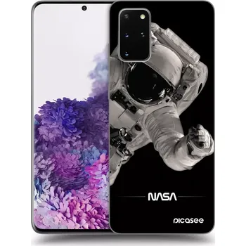 Pouzdro na mobilní telefon Picasee silikonový černý obal pro Samsung Galaxy S20+ G985F - Astronaut Big