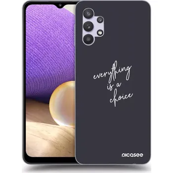 Pouzdro na mobilní telefon Picasee silikonový průhledný obal pro Samsung Galaxy A32 5G A326B - Vše je na tobě