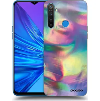 Pouzdro na mobilní telefon Picasee silikonový černý obal pro Realme 5 - Holo