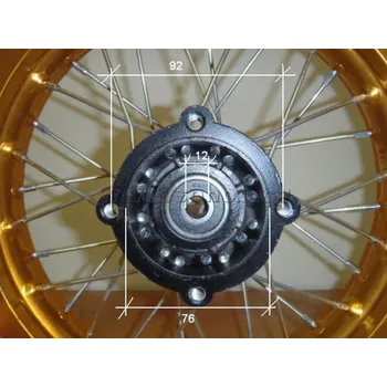 Kolo pro motocykl Sohoo Ráfek zadní na pitbike, dirtbike - kolo 12´´ Typ7