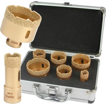 Brusný talíř Sada diamantových korunkových vrtáků pro žulu – RAPID M22592