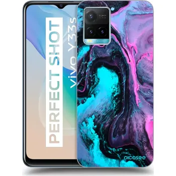 Pouzdro na mobilní telefon Picasee silikonový černý obal pro Vivo Y33s - Lean 2