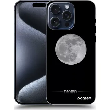 Pouzdro na mobilní telefon Picasee silikonový průhledný obal pro Apple iPhone 16 Pro Max - Moon Minimal