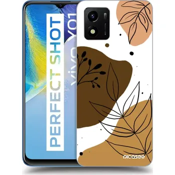 Pouzdro na mobilní telefon Picasee silikonový průhledný obal pro Vivo Y01 - Boho style