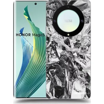 Pouzdro na mobilní telefon Picasee silikonový černý obal pro Honor Magic5 Lite 5G - Chrome