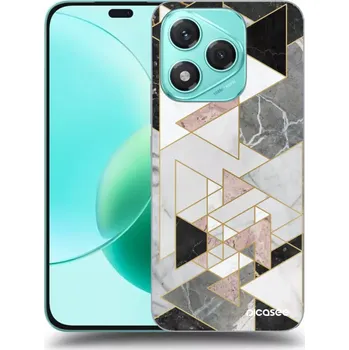 Pouzdro na mobilní telefon Picasee silikonový průhledný obal pro Honor 400 Lite 5G - Light geometry