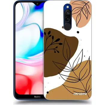 Pouzdro na mobilní telefon Picasee silikonový průhledný obal pro Xiaomi Redmi 8 - Boho style