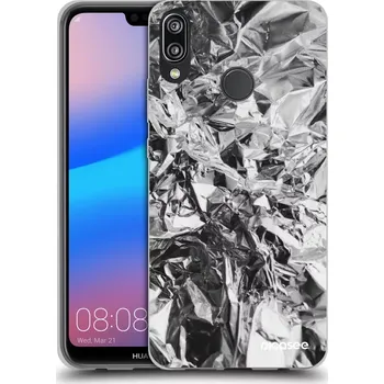 Pouzdro na mobilní telefon Picasee silikonový průhledný obal pro Huawei P20 Lite - Chrome