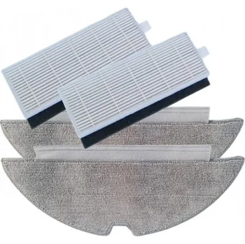 Sada příslušenství pro robotický vysavač HEPA filtry a mopy pro CONCEPT VR3510, VR3520 a ETA 6229 Master 2 Pro, sada 4ks