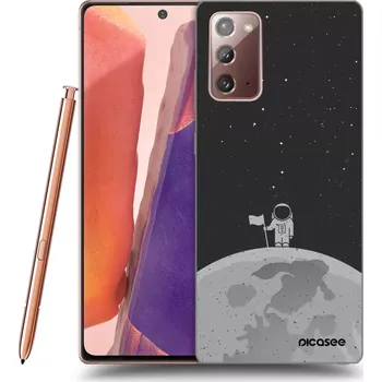 Pouzdro na mobilní telefon Picasee silikonový průhledný obal pro Samsung Galaxy Note 20 - Astronaut
