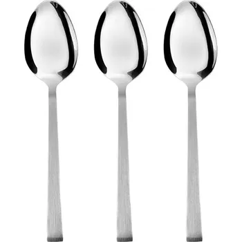 Příbor DuraHome Lžička kávová KRETA, 3 ks, stříbrná