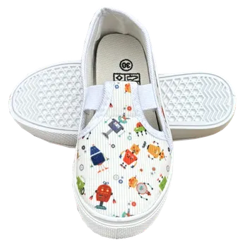 Dívčí bačkory Dětské papuče na gumičku Barva: Bílá, Velikost: 33